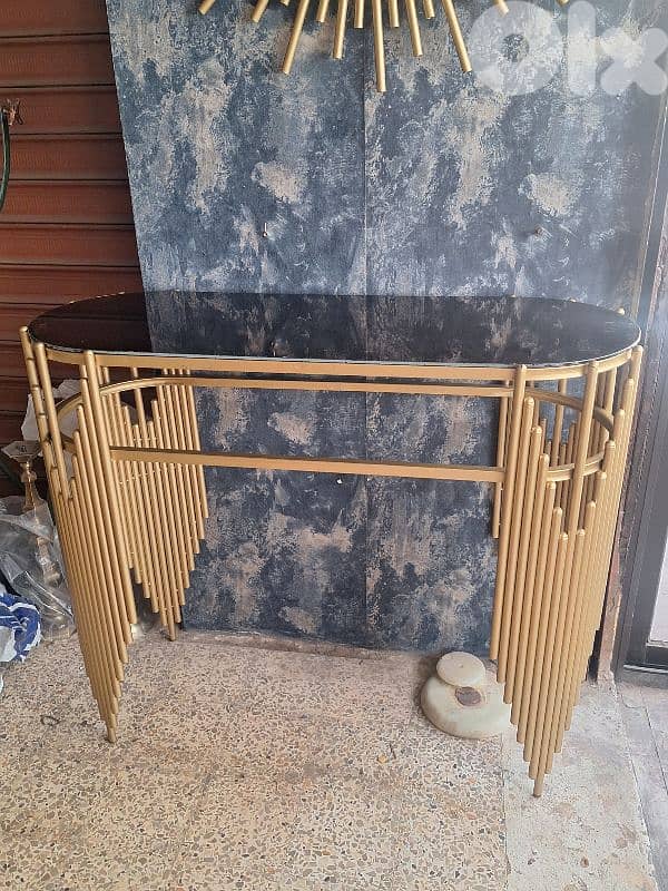 modern console mirror and table 4