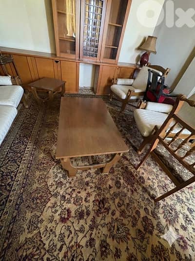 Solid wood full living room