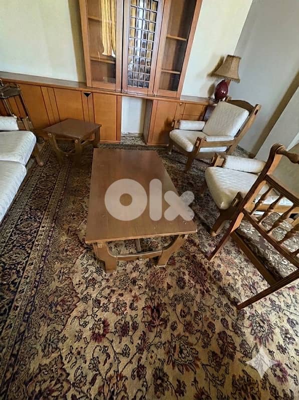 Solid wood full living room 1