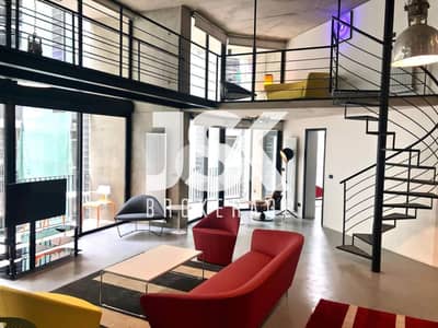 L20508 - Beautifully Furnished Loft For Sale in Achrafieh