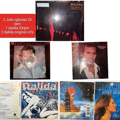 vinyl records - CD's / julio- dalida
