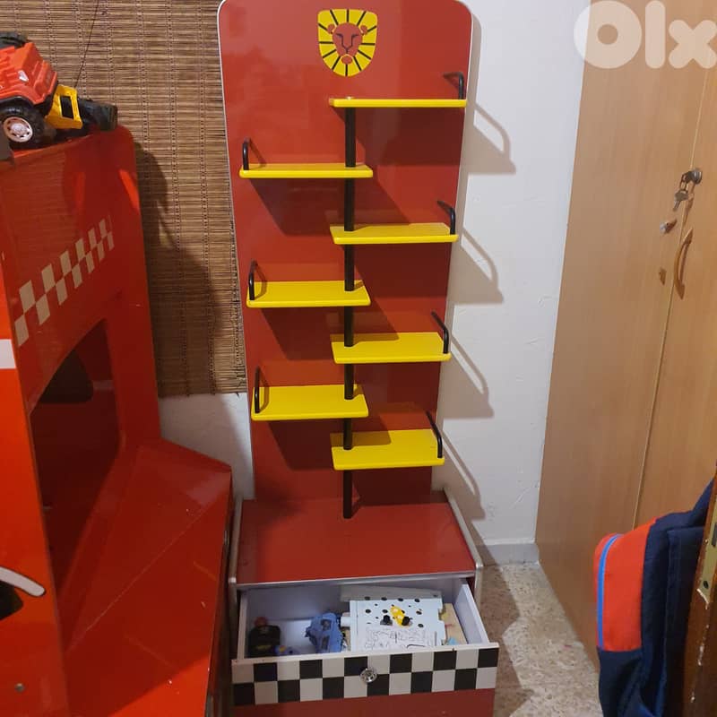 Kids Fire Truck Bunk Bed – Fun & Practical 3