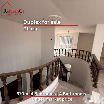 Catchy Duplex for sale in Ghazir دوبلكس للبيع في غزير