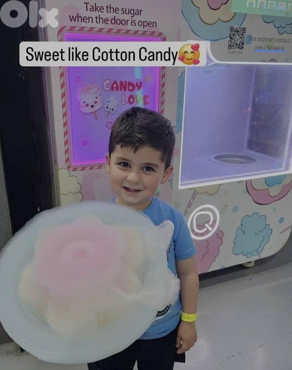 Cotton Candy Automatic Machine 1