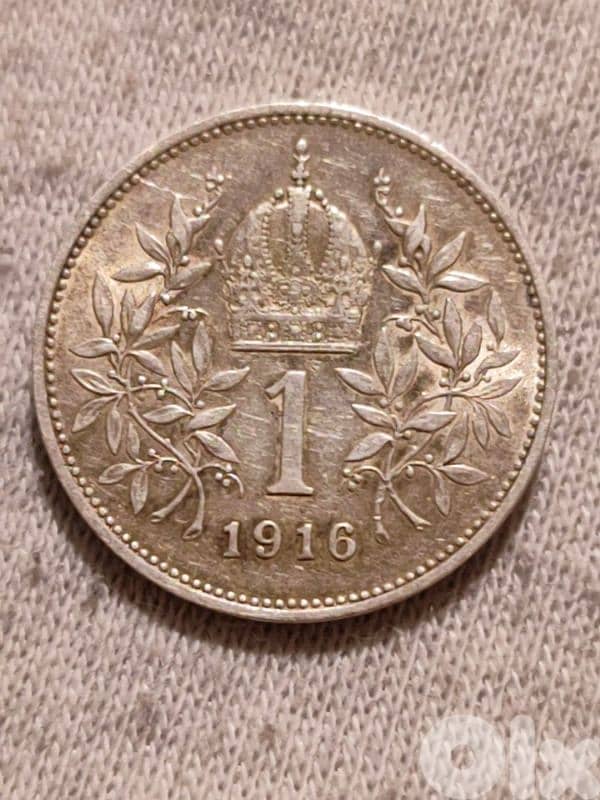 Hungary antique silver coin 1