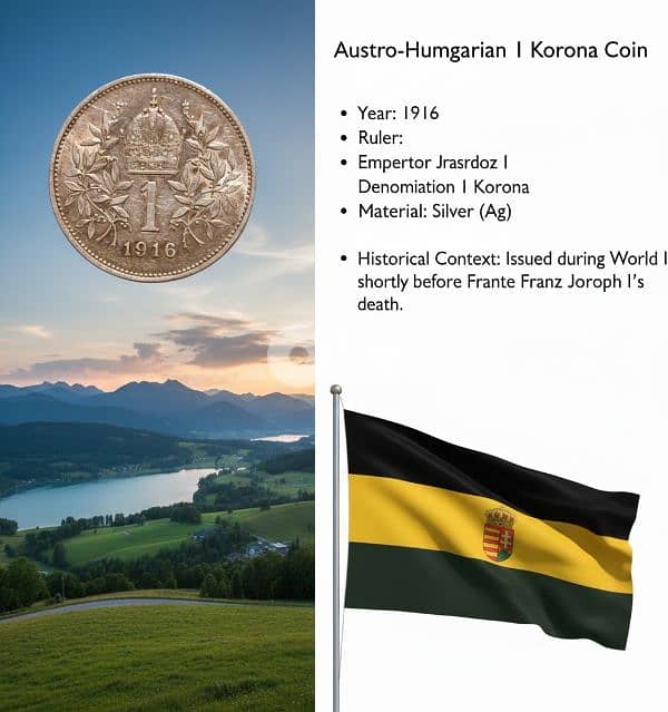 Hungary antique silver coin 2