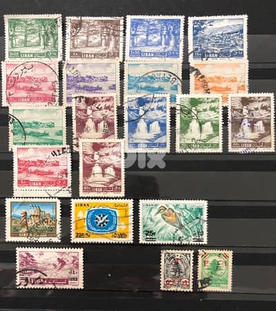 Used Lebanon stamps