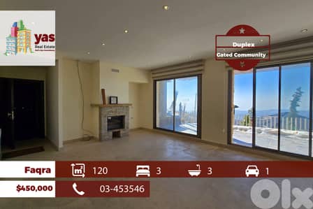 Faqra 120m2 | Duplex | Panoramic View | High End | Gated Community |DA