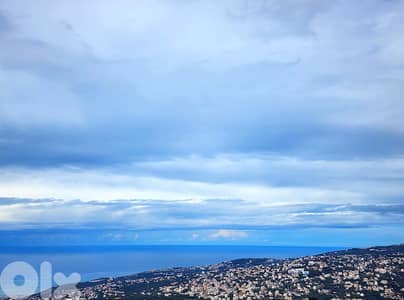 1200 SQM Land in Bikfaya, Metn Overlooking the Ocean and the Mountains