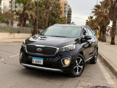 Kia Sorento 2016 (4cylinder 7seats ) مصدر و صيانة لشركه مالك واحد