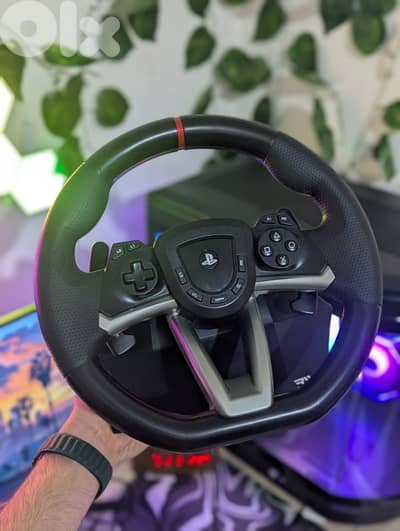 rwa racing steering wheel for playstation black