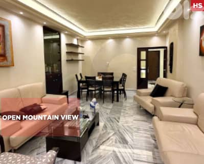 3 Balconies/Chauffage/Elevator/Awkar/عوكر ! REF#HS133212 !