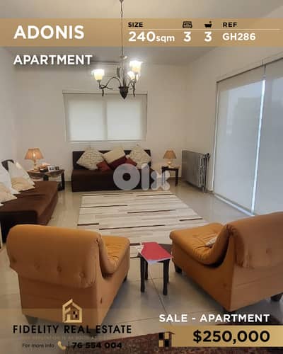 Apartment for rent in Adonis GH286 شقة للبيع في أدونيس