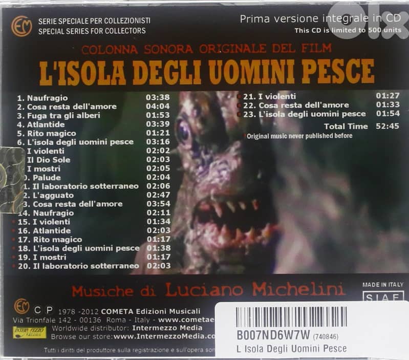 L'Isola Degli Uomini Pesce 1