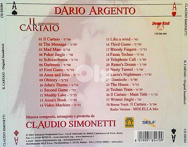 Claudio Simonetti – Il Cartaio 1