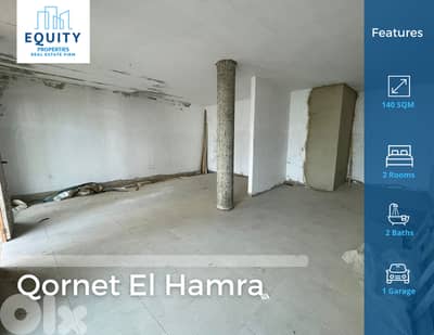 140 SQM Apartment For Sale In Qornet El Hamra شقة للبيع #DH16332