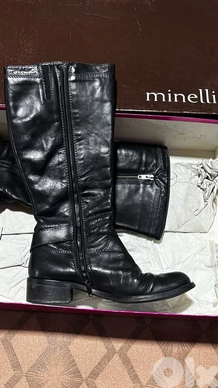 Leather Boot Minelli 3