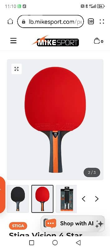 stiga 4 stars like new pingpong