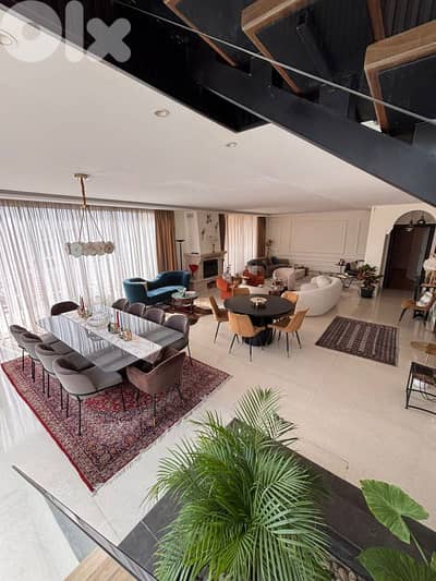 Hazmieh Village | 400sqm + 500sqm  Private Terrace | Unblockable View