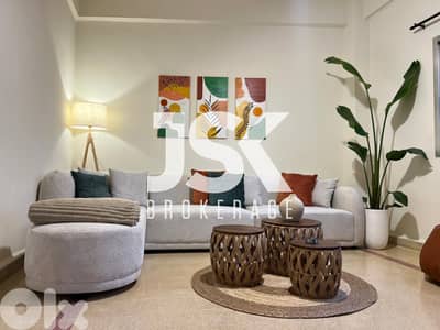 L20527- Modern & Furnished 2-Bedroom Apartment For Rent in Mar Mikhael