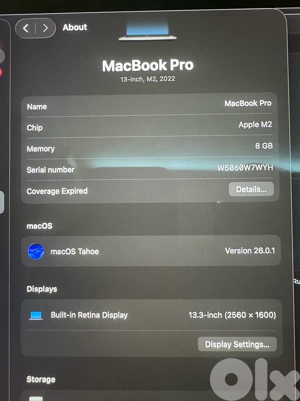MacBook Pro 13” M2 (2022) – 8GB RAM 3