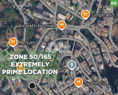 Extremely Prime Location , Zone 50/165 ,Hazmieh/الحازمية  REF#KS133272