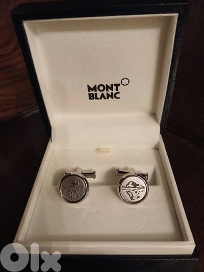Mont Blanc Authentic Cufflinks زرار قمصان مون بلان الأصلية