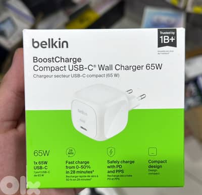 Belkin Boostcharge Compact Usb-c Wall charger 65w 2pin