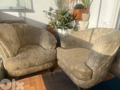 two sofas