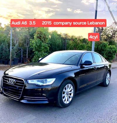Audi A6 2015 4cyld 2.0 مصدر وصيانة الشركة