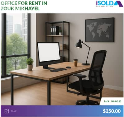 70m2 duplex office 4rent in Zouk mikhayel - مكتب للإيجار في زوق مكايل