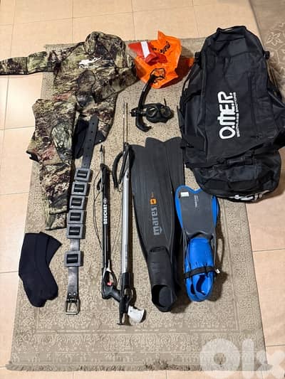 free diving equipment , mares , omer