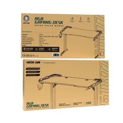 Green Lion RGB Gaming Desk