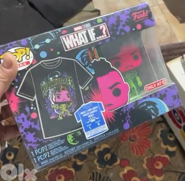 sealed funko killmonger jumbo marvel what if 1