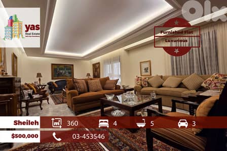 Sheileh 360m2 | Furnished | Super Luxurious | Panoramic View | TO/MCH