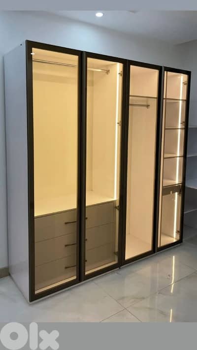 New Modern wardrobes 4 Doors High Quality