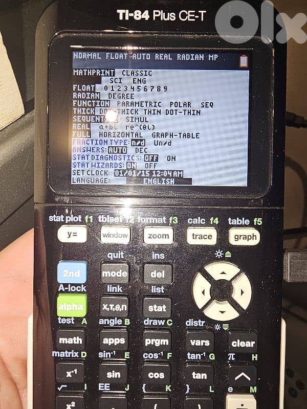 International Baccalaureate calculater 4