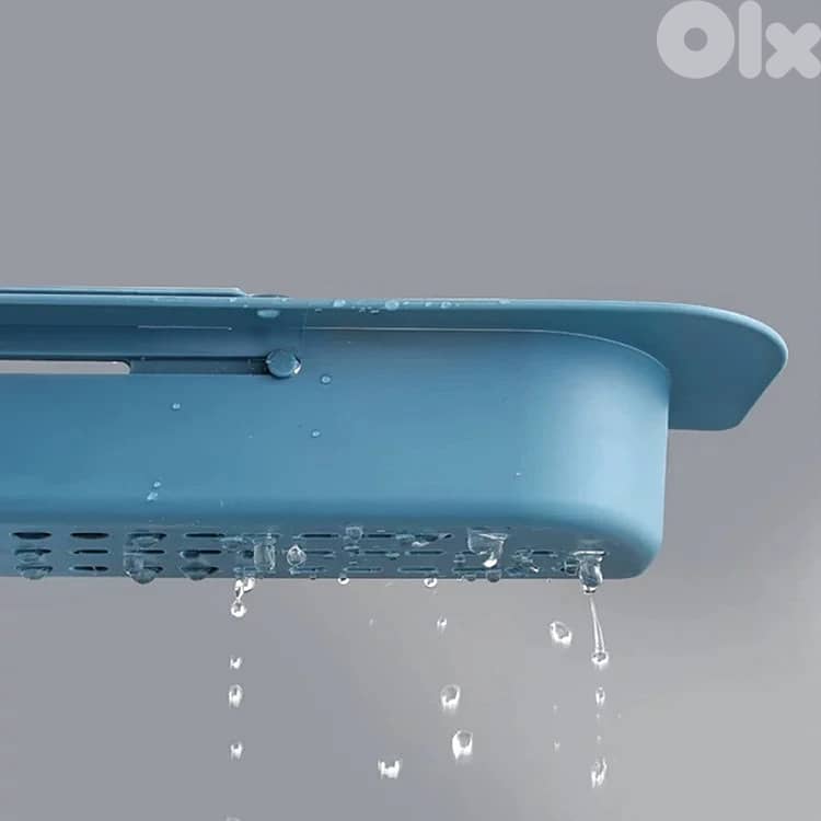 Adjustable Sink Storage Rack with Towel Holder 1