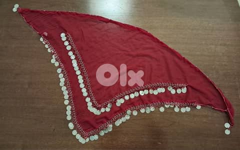 Belly dance hip scarf