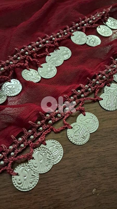 Belly dance hip scarf 2