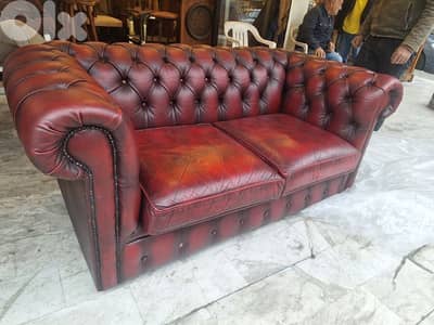 chesterfield original genuine leather England