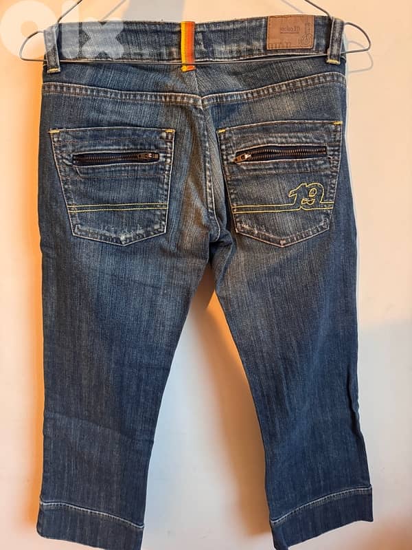 jeans cropped trousers size 34 1