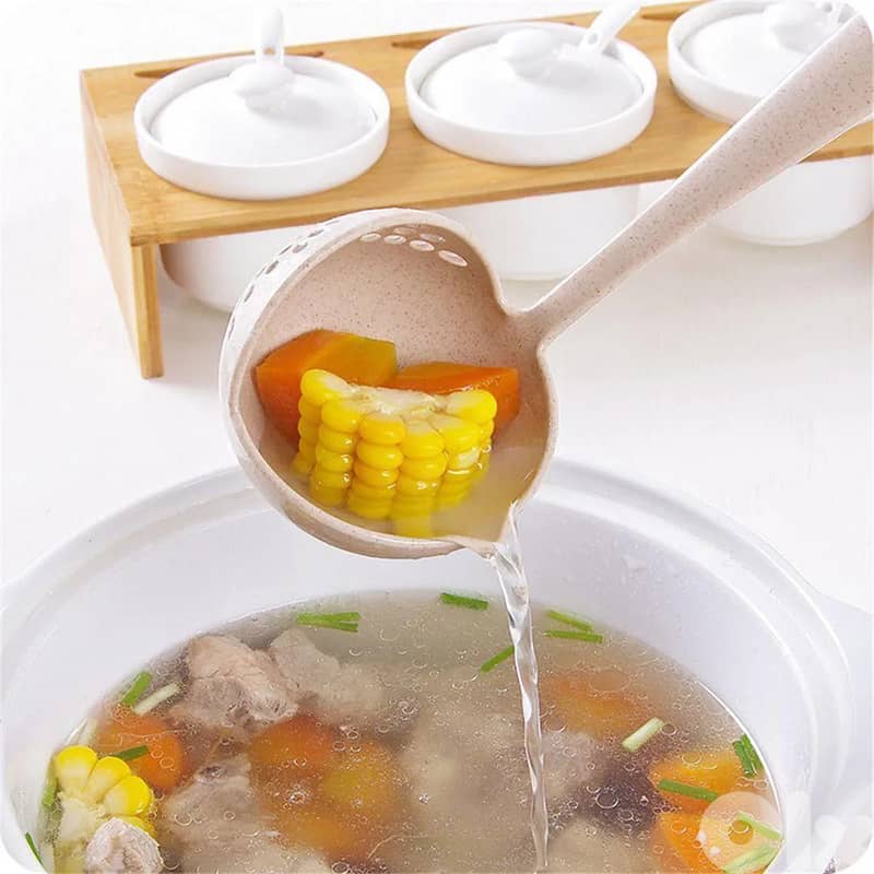 Plastic Strainer Spoon for Kitchen 1
