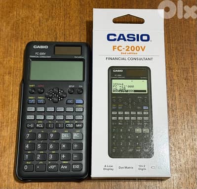 calculator Casio FC-200V 2nd edition
