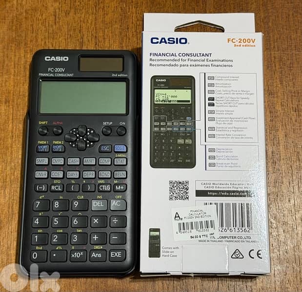 calculator Casio FC-200V 2nd edition 1