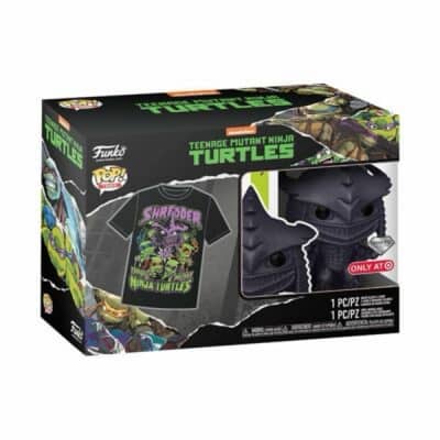 TMNT SUPER SHREDDER DIAMOND Funko POP + T-SHIRT