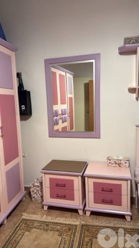 Full Bedroom (pink & purple) 1