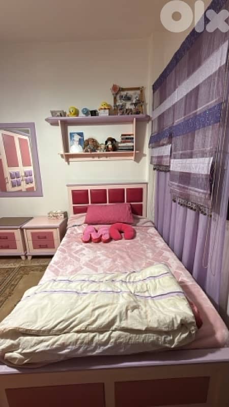 Full Bedroom (pink & purple) 2
