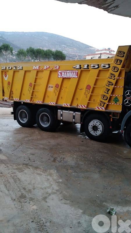 Mercedes benz Actros mp3 4155 2012 v8 4