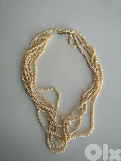 Old five strand freshwater rice pearls necklace - Not Negotiable